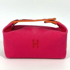 HERMES Pink Vanity Bag